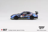 1:64 Nissan Silvia (S15) -- #46 D-MAX Racing 2023 D1 GP -- Mini GT MGT00857