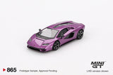 (Pre-Order) 1:64 Lamborghini Countach LPI 800-4 -- Viola 30th -- Mini GT MGT00851