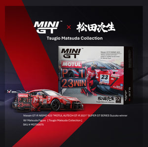 (Pre-Order) 1:64 Nissan GT-R NISMO GT3 -- #23 MOTUL - 2021 Super GT Series -- Mini GT