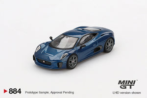 (Pre-Order) 1:64 Jaguar C-X75 -- Blue -- Mini GT MGT00884