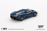 (Pre-Order) 1:64 Jaguar C-X75 -- Blue -- Mini GT MGT00884