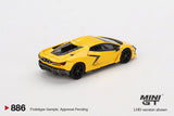 (Pre-Order) 1:64 Lamborghini Revuelto -- Giallo (Yellow) -- Mini GT MGT00886