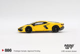 (Pre-Order) 1:64 Lamborghini Revuelto -- Giallo (Yellow) -- Mini GT MGT00886