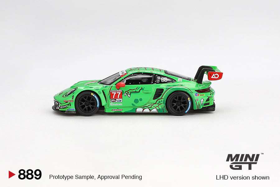 1:64 2024 Daytona 24 Hr -- #77 Porsche 911 GT3 R “REXY” -- Mini GT MGT