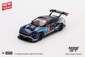 (Pre-Order) 1:64 2024 IMSA Daytona 24 Hr -- #64 Ford Mustang GT3 -- Mini GT MGT00898