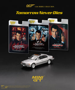 (Pre-Order) 1:64 BMW 750IL “Tomorrow Never Dies” -- James Bond Collection -- Mini GT