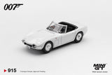 (Pre-Order) 1:64 Toyota 2000GT Roadster "You Only Live Twice" -- James Bond Collection -- Mini GT