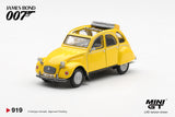 (Pre-Order) 1:64 Citroën 2CV "For Your Eyes Only" -- James Bond Collection -- Mini GT