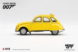 (Pre-Order) 1:64 Citroën 2CV "For Your Eyes Only" -- James Bond Collection -- Mini GT