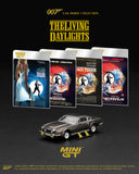 (Pre-Order) 1:64 Aston Martin V8 Vantage "The Living Daylights" -- James Bond Collection -- Mini GT