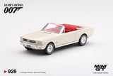 (Pre-Order) 1:64 Ford Mustang Convertible 1964 "Goldfinger" -- James Bond Collection -- Mini GT