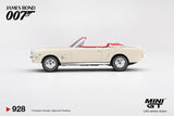 (Pre-Order) 1:64 Ford Mustang Convertible 1964 "Goldfinger" -- James Bond Collection -- Mini GT