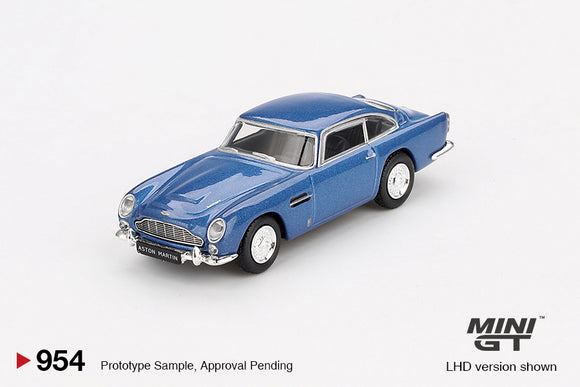 (Pre-Order) 1:64 Aston Martin DB5 -- Sierra Blue -- Mini GT