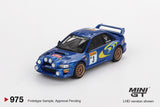 1:64 1998 Colin Mcrae -- #3 Subaru Impreza WRC98 -- Mini GT MGT00975