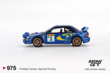 1:64 1998 Colin Mcrae -- #3 Subaru Impreza WRC98 -- Mini GT MGT00975