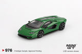 1:64 Lamborghini Countach LPI 800-4 -- Verde Medio (Green) -- Mini GT MGT00976