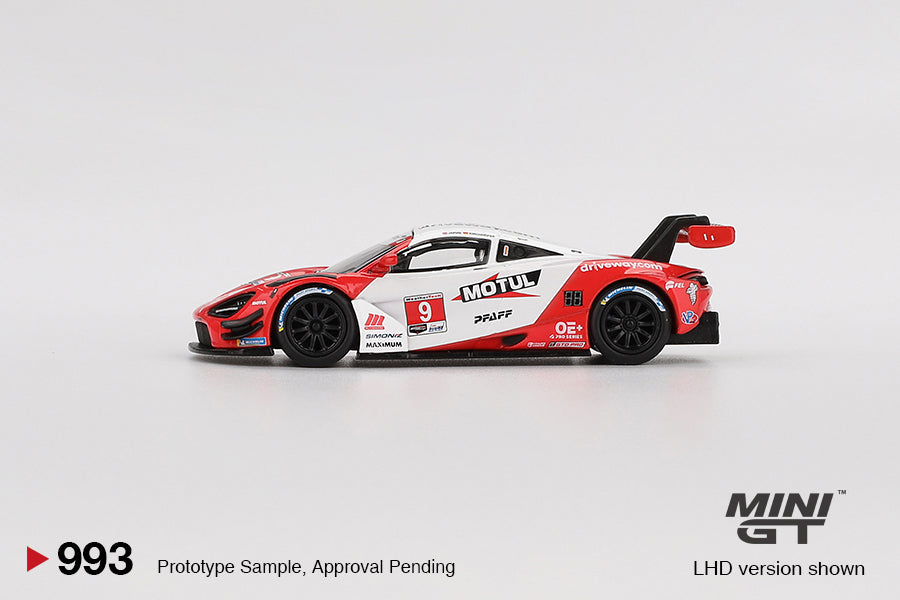 1:64 2024 IMSA Laguna Seca -- #9 McLaren 720S GT3 Evo -- Mini GT MGT00