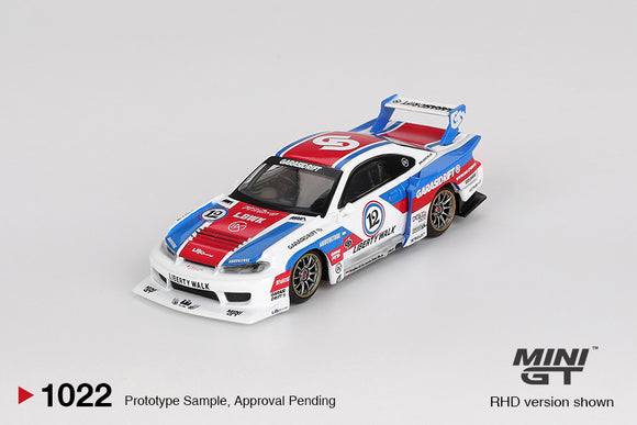 (Pre-Order) 1:64 Nissan LB-Super Silhouette S15 Silvia -- GARASIDRIFT x LBWK 2025 -- Mini GT MGT01022