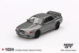 1:64 Nissan Skyline GT-R (NISMO BNR32 CRS) -- Dark Metal Grey -- Mini GT MGT01024