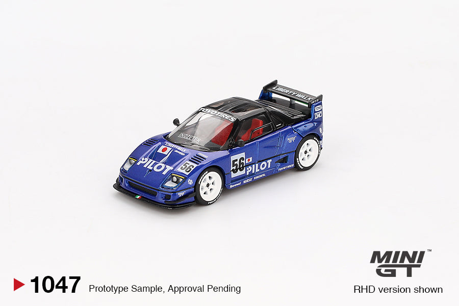 1:64 Mazda AZ-1 Liberty Walk LB40 -- PILOT Blue -- Mini GT MGT01047