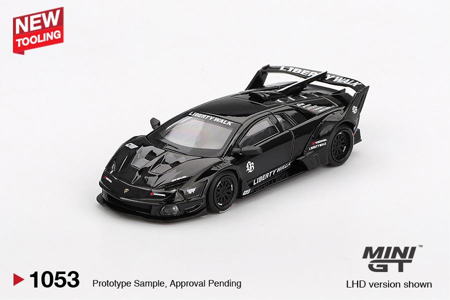 1:64 Lamborghini LB-Silhouette WORKS Murcielago GT -- Black -- Mini GT