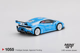 1:64 Lamborghini Huracán GT LB-WORKS -- #5 "Gravity" Blue -- Mini GT MGT01055
