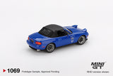 1:64 Mazda Miata MX-5 (NA) Tuned Version -- Dark Blue -- Mini GT MGT01069