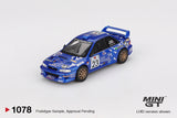 1:64 2000 Acropolis Rally -- #23 Subaru Impreza WRC99 -- Mini GT MGT01078