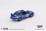 1:64 2000 Acropolis Rally -- #23 Subaru Impreza WRC99 -- Mini GT MGT01078
