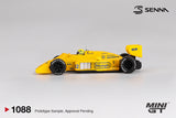 (Pre-Order) 1:64 1987 Ayrton Senna -- Monaco GP Winner -- #12 Lotus 99T -- Mini GT MGT01088