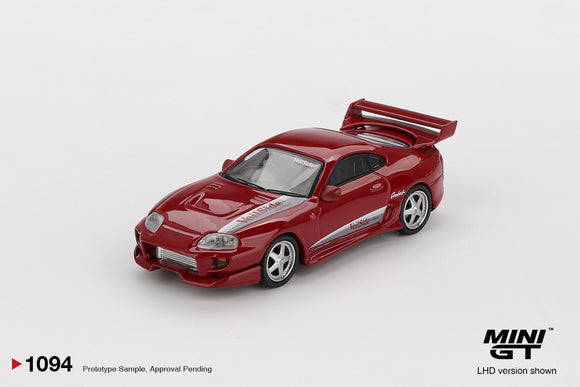 (Pre-Order) 1:64 Toyota Supra VeilSide Combat V-I -- Red -- Mini GT MGT01094