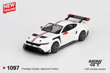 (Pre-Order) 1:64 Ford Mustang GTD - Spirit of America -- White -- Mini GT MGT01097