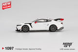 (Pre-Order) 1:64 Ford Mustang GTD - Spirit of America -- White -- Mini GT MGT01097