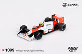 (Pre-Order) 1:64 1988 Ayrton Senna -- Japan GP Winner -- #12 McLaren MP4/4 -- Mini GT MGT01099
