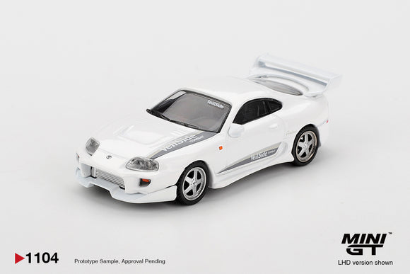 (Pre-Order) 1:64 Toyota Supra VeilSide Combat V-I -- White -- Mini GT MGT01104
