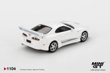 (Pre-Order) 1:64 Toyota Supra VeilSide Combat V-I -- White -- Mini GT MGT01104