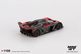 (Pre-Order) 1:64 Bugatti Bolide -- Red / Carbon Fibre -- Mini GT MGT01105