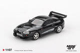(Pre-Order) 1:64 Toyota Supra VeilSide Combat V-II -- Black -- Mini GT MGT01107