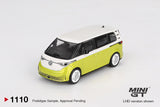 (Pre-Order) 1:64 Volkswagen ID.Buzz -- Candy White / Pomelo Yellow -- Mini GT MGT01110