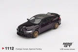 (Pre-Order) 1:64 BMW M4 (G82) M-Performance -- Daytona Violet -- Mini GT MGT01112