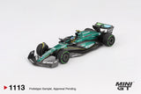 (Pre-Order) 1:64 2024 Fernando Alonso -- Canadian GP -- #14 Aston Martin AMR24 -- Mini GT MGT01113