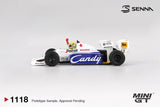 (Pre-Order) 1:64 1984 Ayrton Senna -- Monaco GP -- #19 Toleman TG184 -- Mini GT MGT01118
