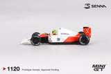 (Pre-Order) 1:64 1991 Ayrton Senna -- Japan GP -- #1 McLaren MP4/6 -- Mini GT MGT01120