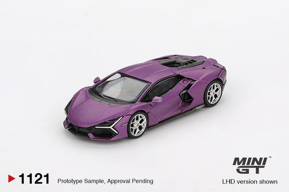 (Pre-Order) 1:64 Lamborghini Revuelto -- Viola 30th Matte Purple -- Mini GT MGT01121