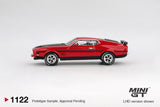 (Pre-Order) 1:64 1971 Ford Mustang Mach 1 -- Race Red -- Mini GT MGT01122