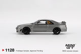 (Pre-Order) 1:64 Nissan Skyline GT-R (NISMO BCNR33 CRS Version) -- Dark Metal Gray -- Mini GT MGT01128