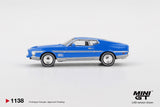 (Pre-Order) 1:64 Ford Mustang Mach 1 -- Grabber Blue -- Mini GT MGT01138