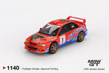 (Pre-Order) 1:64 1999 DRM Champion -- #1 Subaru Impreza WRC97 -- Mini GT MGT01140