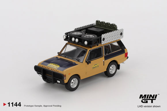 (Pre-Order) 1:64 1981 Camel Trophy Sumatra Winner -- Range Rover -- Mini GT MGT01144