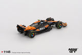 (Pre-Order) 1:64 2024 Lando Norris -- Hungarian GP -- #4 McLaren MCL38 -- Mini GT MGT01145